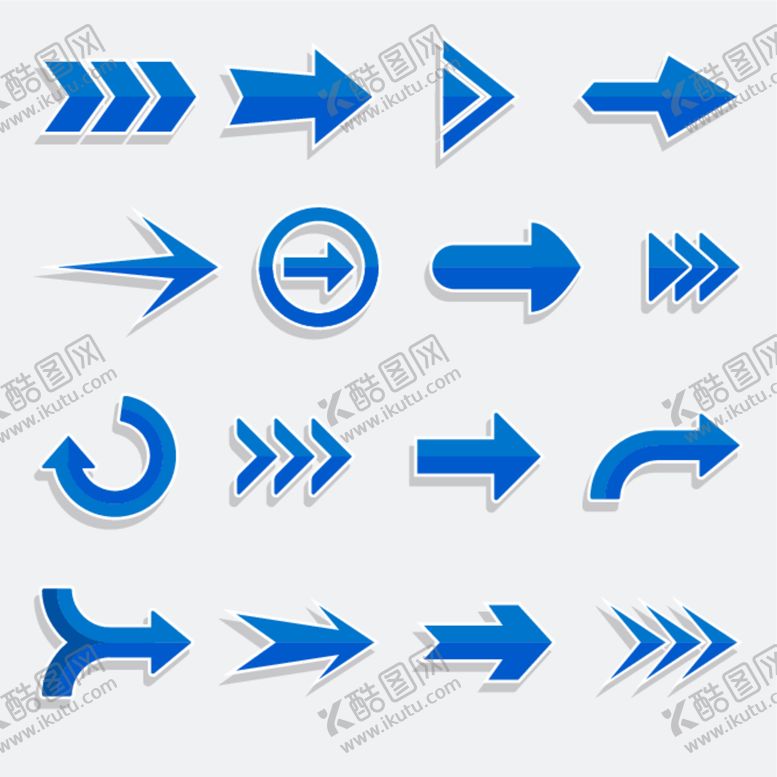 编号：90532412080933408016【酷图网】源文件下载-指示箭头贴纸