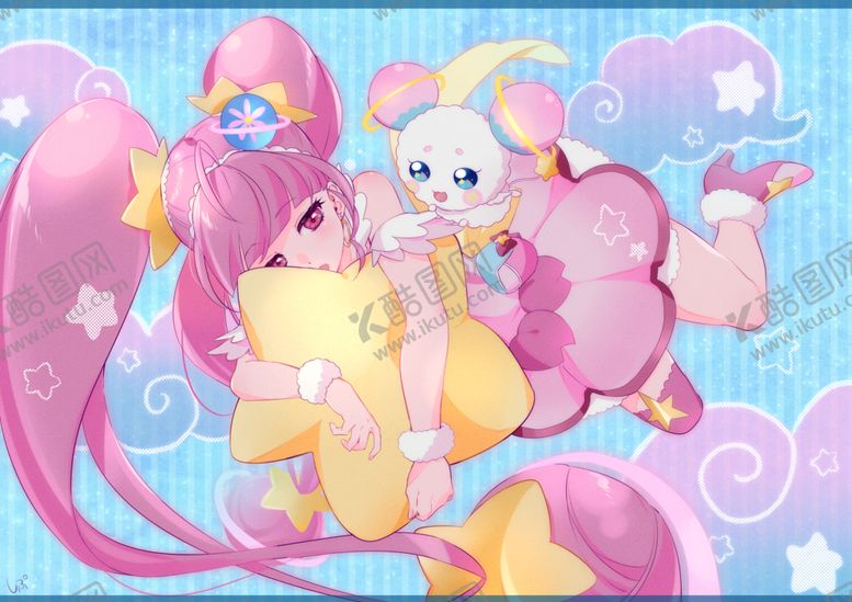 编号：58293405030339526336【酷图网】源文件下载-彩色动漫人物插画背景