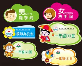 幼儿园科室牌班级牌厕所牌