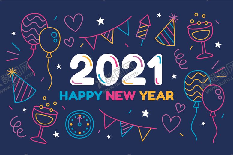 编号：29390605060613456947【酷图网】源文件下载-2021新年