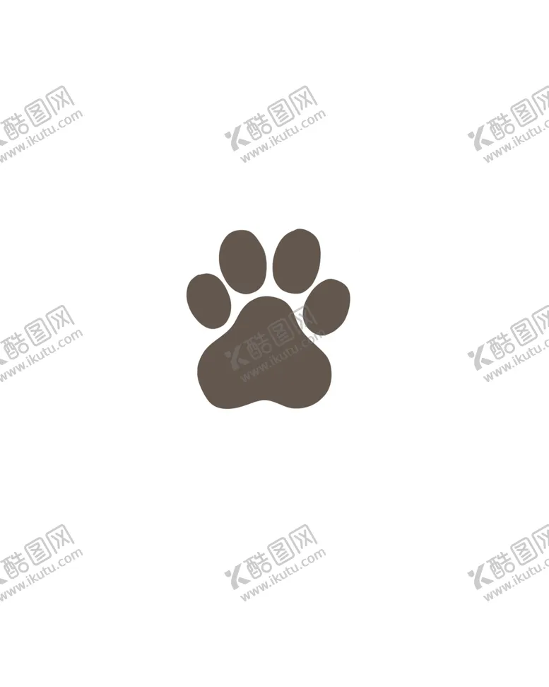 编号：74710706250234223262【酷图网】源文件下载-狗爪印记脚印动物