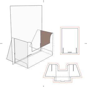 礼盒刀模展开图矢量