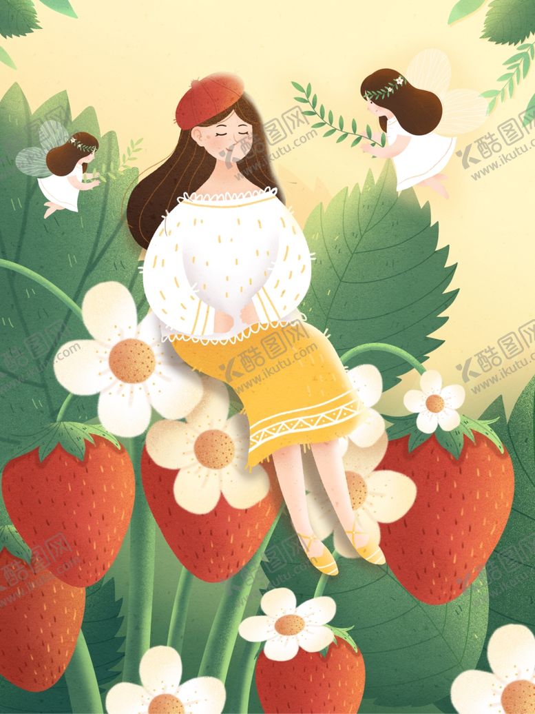 编号：81062409150620021619【酷图网】源文件下载-水果插画