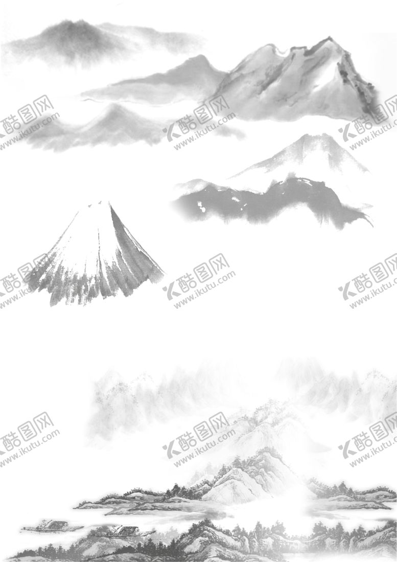 编号：80084207130216018046【酷图网】源文件下载-水墨画