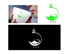 鲜果遇见茶LOGO矢量图