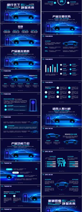 新能源汽车新品发布会PPT