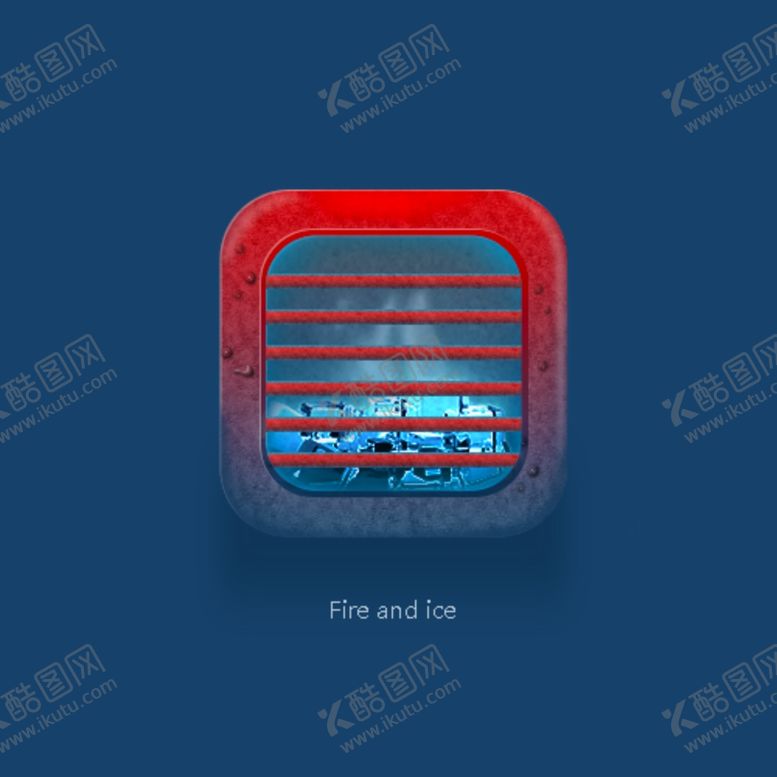 编号：24359510101444485026【酷图网】源文件下载-冰火icon图标