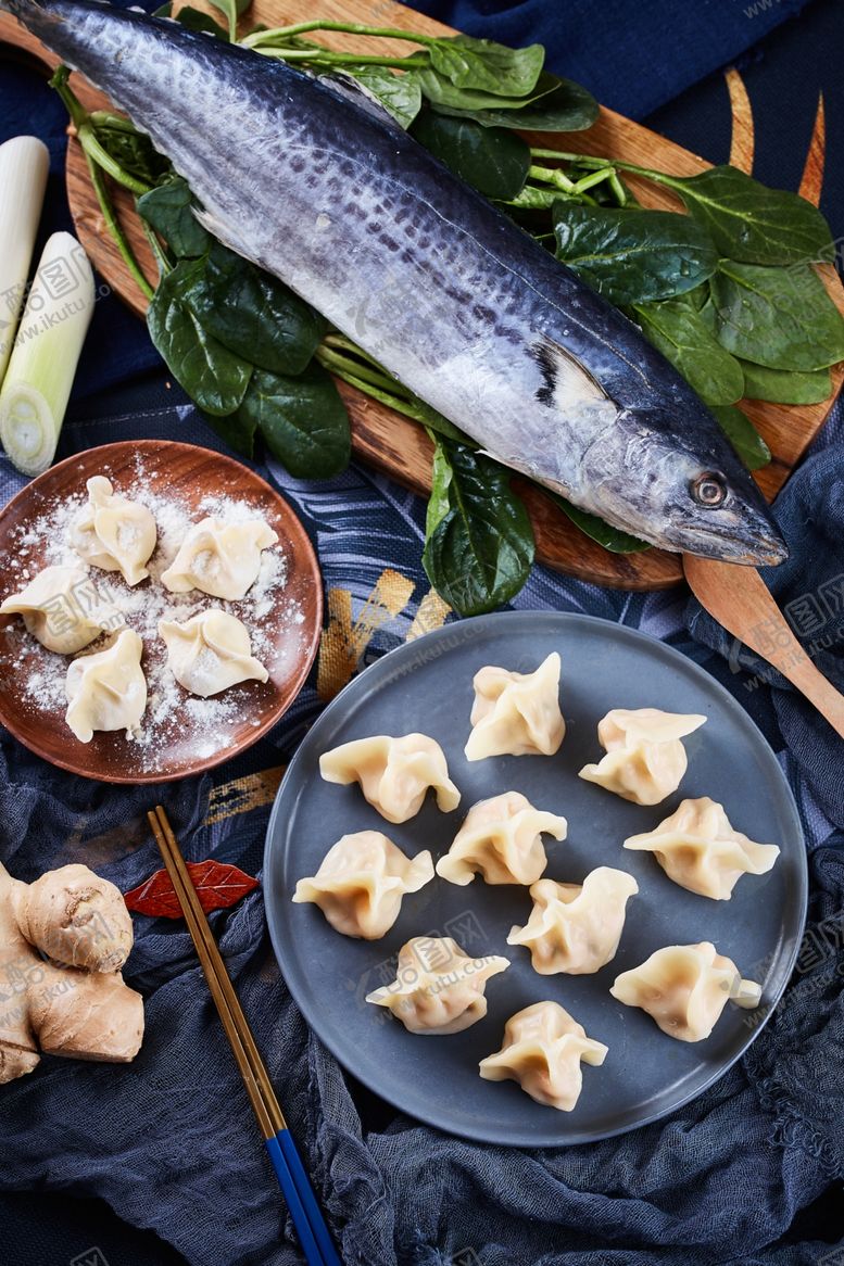 编号：11754310220012441550【酷图网】源文件下载-鲅鱼水饺