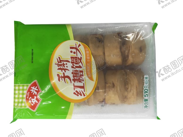编号：73194806232251588221【酷图网】源文件下载-安井红糖核桃馒头510g