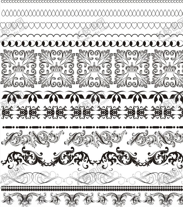 编号：19324109190625231338【酷图网】源文件下载-欧式花纹底纹