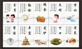 传统饮食文化展板