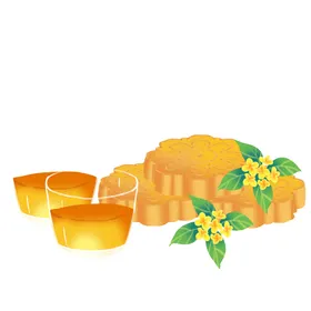 中秋节八月十五宣传单圆月