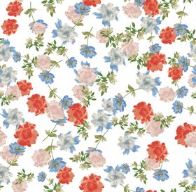 清新花卉图案背景