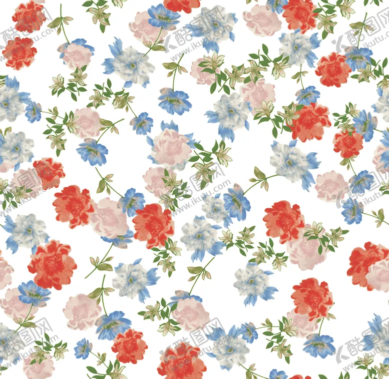 编号：62175711020539561824【酷图网】源文件下载-清新花卉图案背景