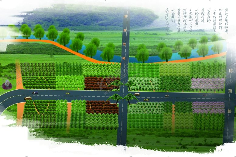 编号：82171410080756414946【酷图网】源文件下载-绿化效果图