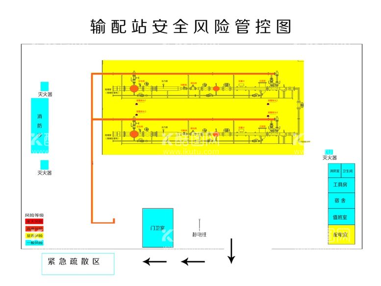 编号：12552911271839579527【酷图网】源文件下载-输配站安全风险