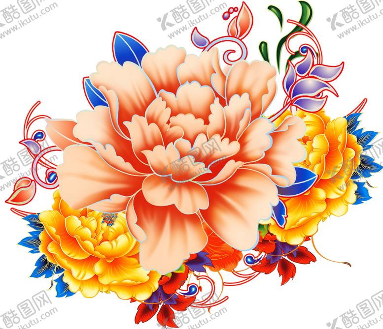 编号：54039610211602248951【酷图网】源文件下载-牡丹花