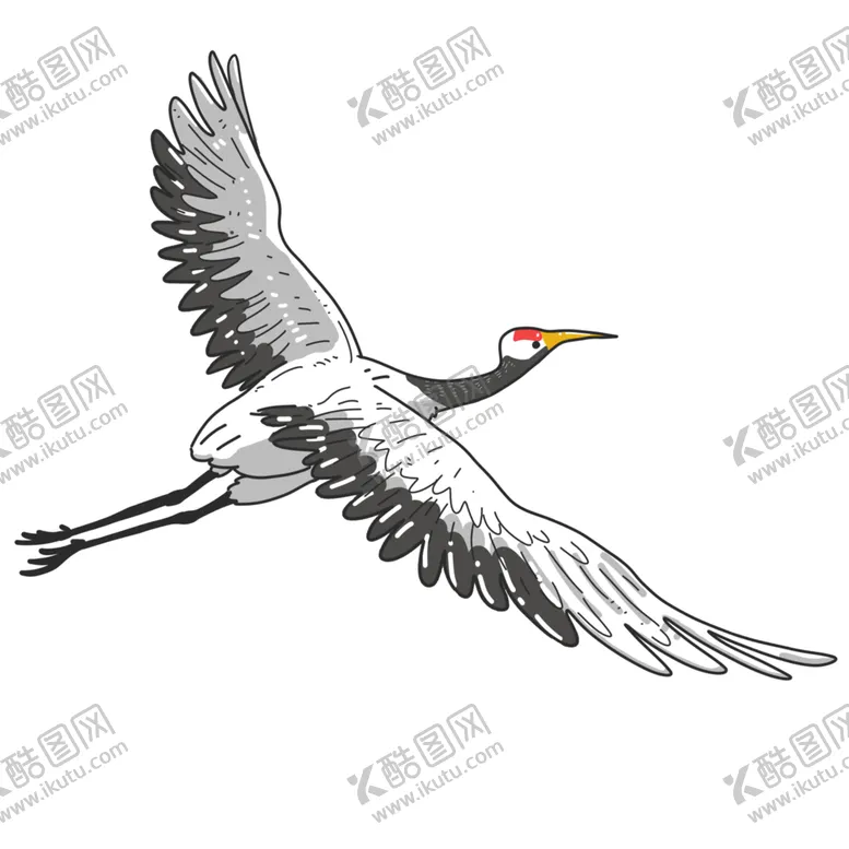 编号：88367904150924562203【酷图网】源文件下载-水墨仙鹤
