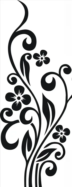 硅藻泥刻花线条花纹