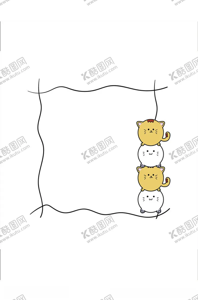编号：71914502200409095727【酷图网】源文件下载-小动物边框装饰元素