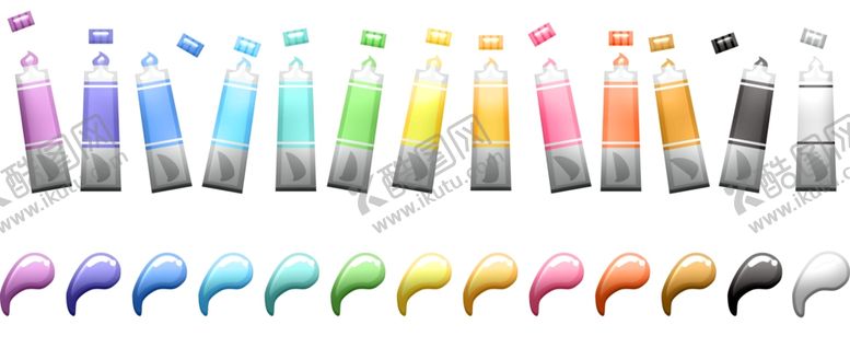 编号：58185909231005385652【酷图网】源文件下载-卡通颜料