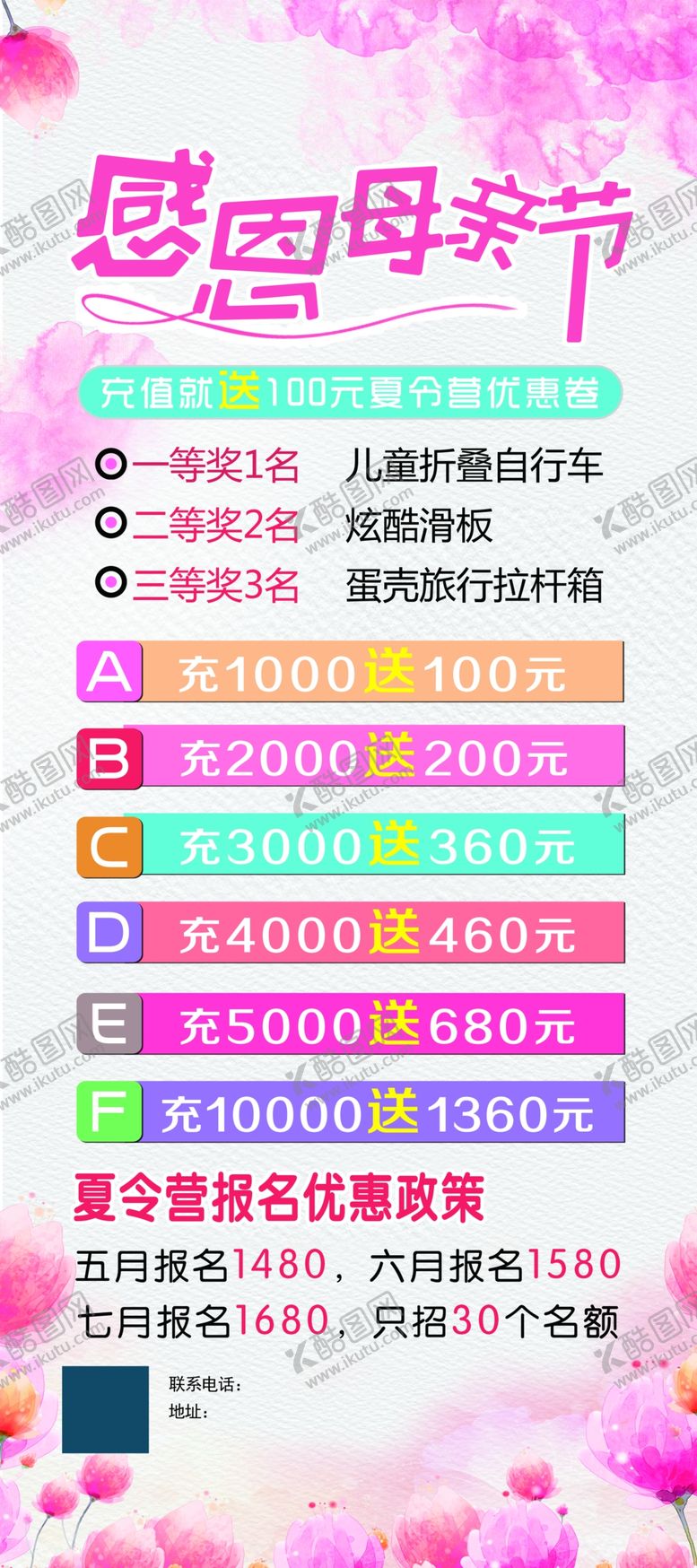 编号：51673007071330274581【酷图网】源文件下载-母亲节展架