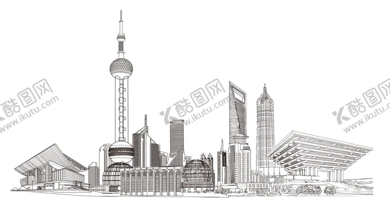 编号：28028712160229209259【酷图网】源文件下载-线条建筑