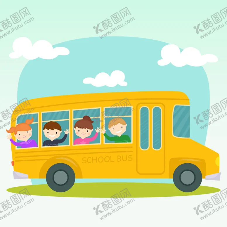 编号：27690309240451162138【酷图网】源文件下载-校车 