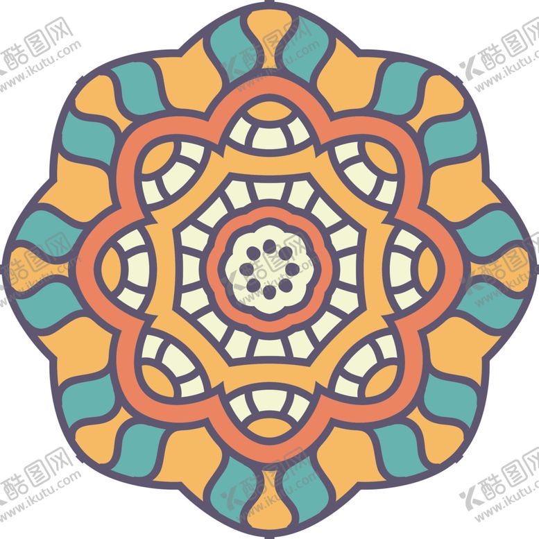 编号：95468509281614075911【酷图网】源文件下载-复古花纹图案