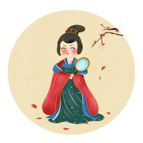 卡通侍女图