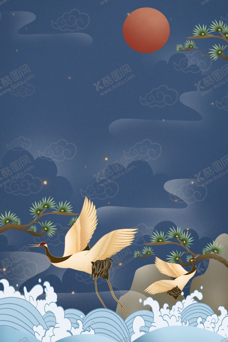 编号：37449610112026472211【酷图网】源文件下载-国潮背景