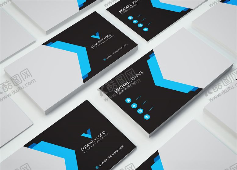 编号：92471810060605063058【酷图网】源文件下载-矢量名片模板