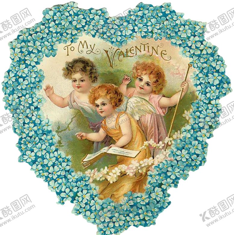 编号：95958310151052398707【酷图网】源文件下载-欧式古典天使女孩装饰