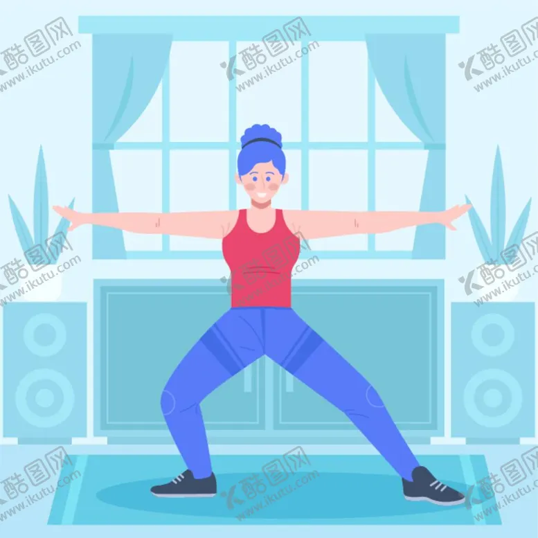 编号：81620709191906370137【酷图网】源文件下载-运动健身人物 