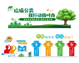 校园文化墙学走廊围挡学