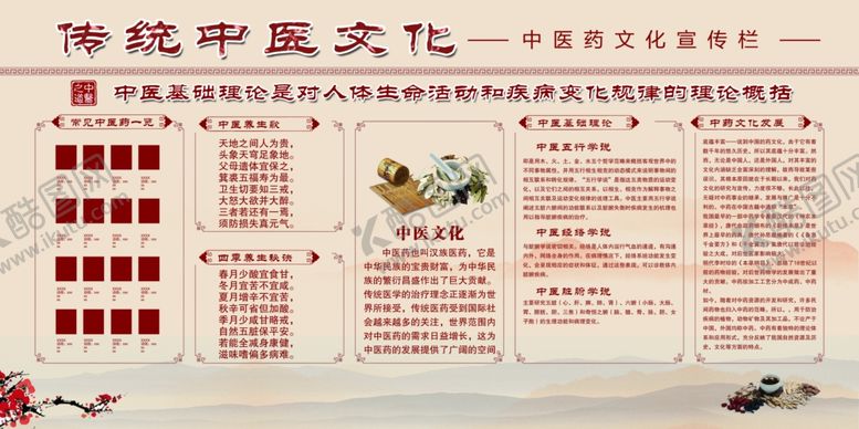 编号：34036107052007432514【酷图网】源文件下载-中医药知识宣传栏下载