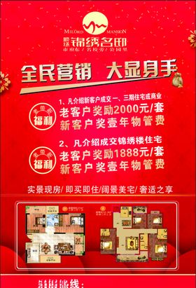 房地产全民营销单页户型