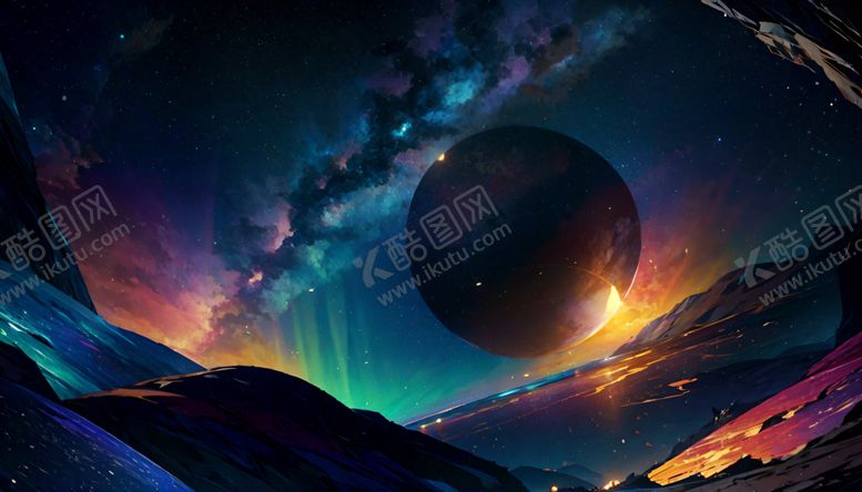 编号：74582612101627548743【酷图网】源文件下载-宇宙星空