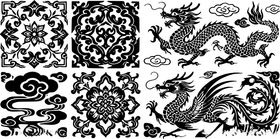 传统中式吉祥图案集合