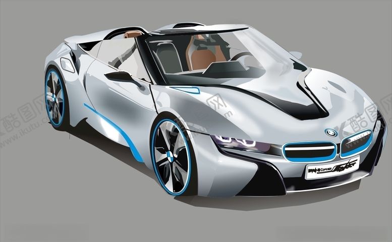 编号：53844007020224348315【酷图网】源文件下载-宝马BMWi8