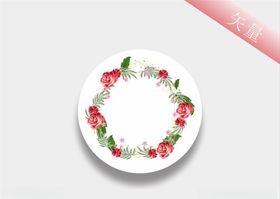 浪漫玫瑰花环
