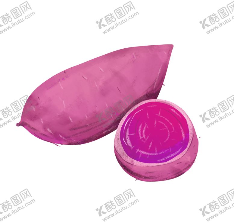 编号：68051909180245140926【酷图网】源文件下载-紫薯插画素材