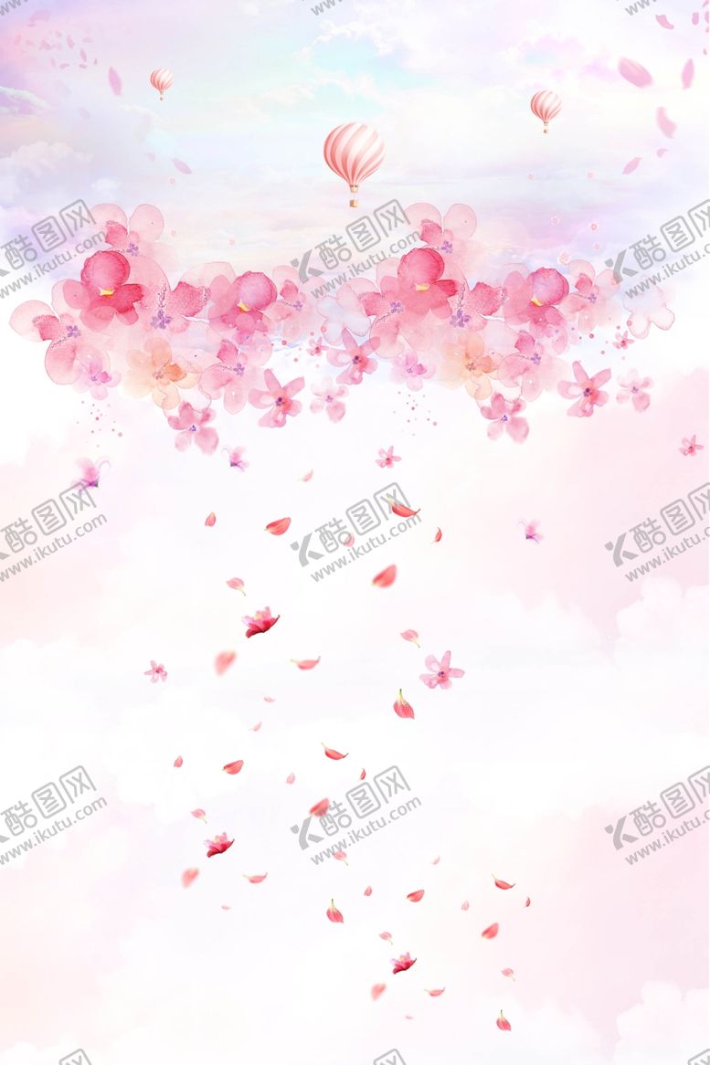 编号：84726909211519075209【酷图网】源文件下载-粉色桃花樱花海报背景图片下载