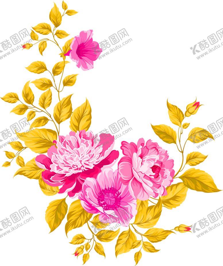 编号：77221710112216532436【酷图网】源文件下载-鲜花装饰