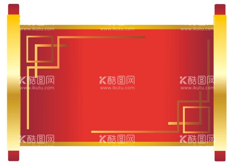 编号：17153112250628264203【酷图网】源文件下载-空白卷轴