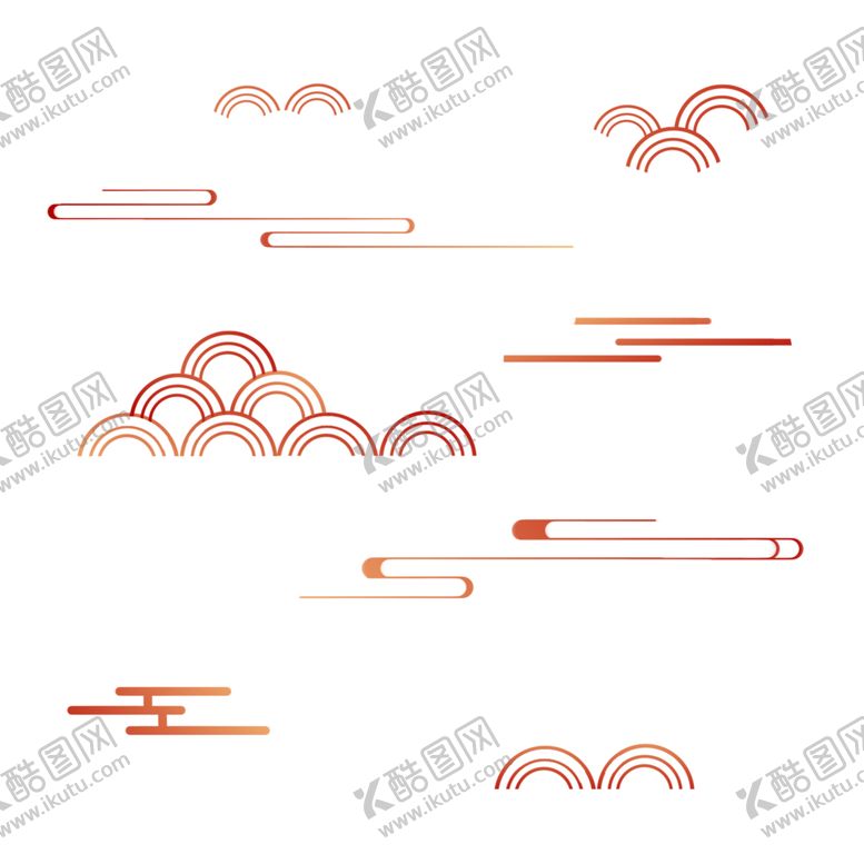 编号：21303409151308331651【酷图网】源文件下载-背景素材国潮山水祥云水墨