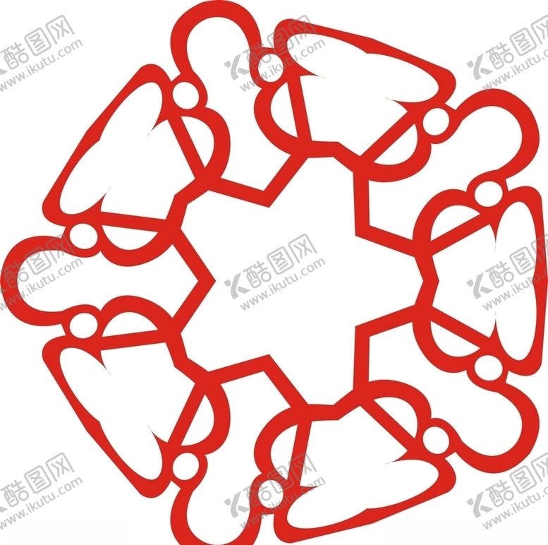 编号：76036009212344182284【酷图网】源文件下载-六角剪花窗花纸图案背景元素