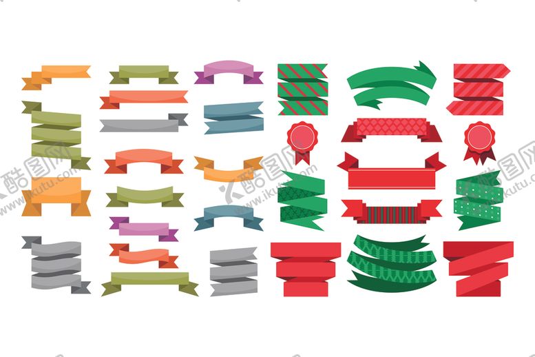 编号：81108304071737451645【酷图网】源文件下载-丝带横幅