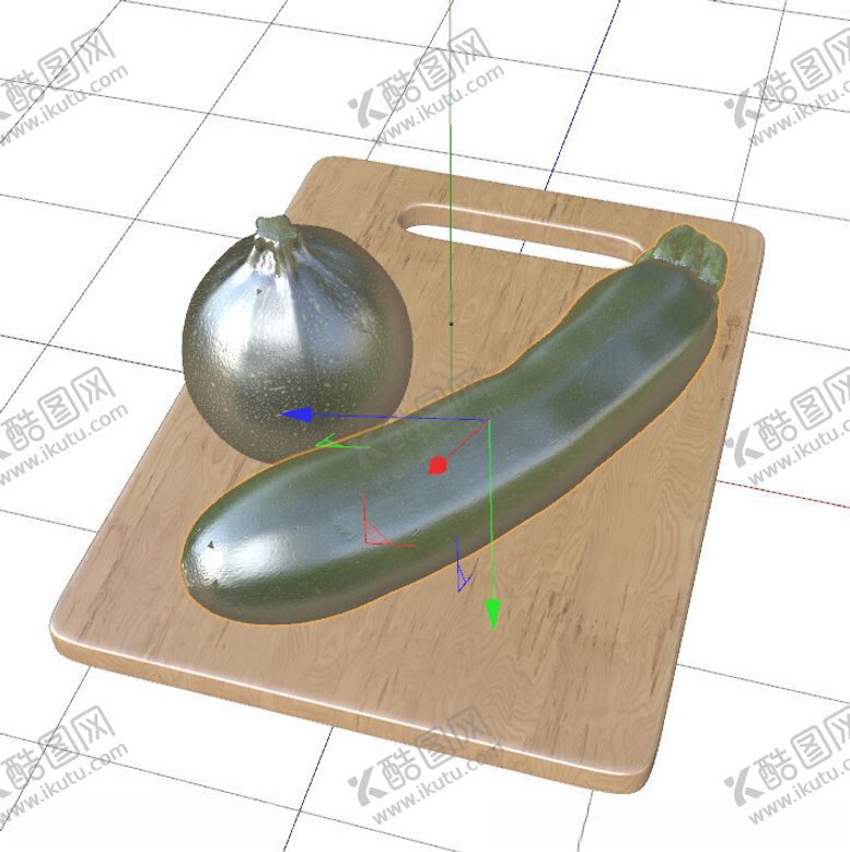编号：49400502191412167597【酷图网】源文件下载-C4D模型瓜果