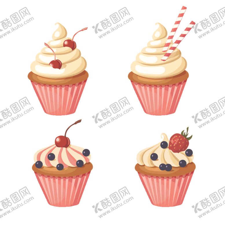 编号：93065206301940512907【酷图网】源文件下载-手绘甜品